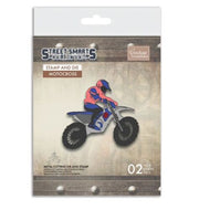 COUTURE CREATIONS STREET SMART STAMP AND DIE SET " MOTOCROSS"